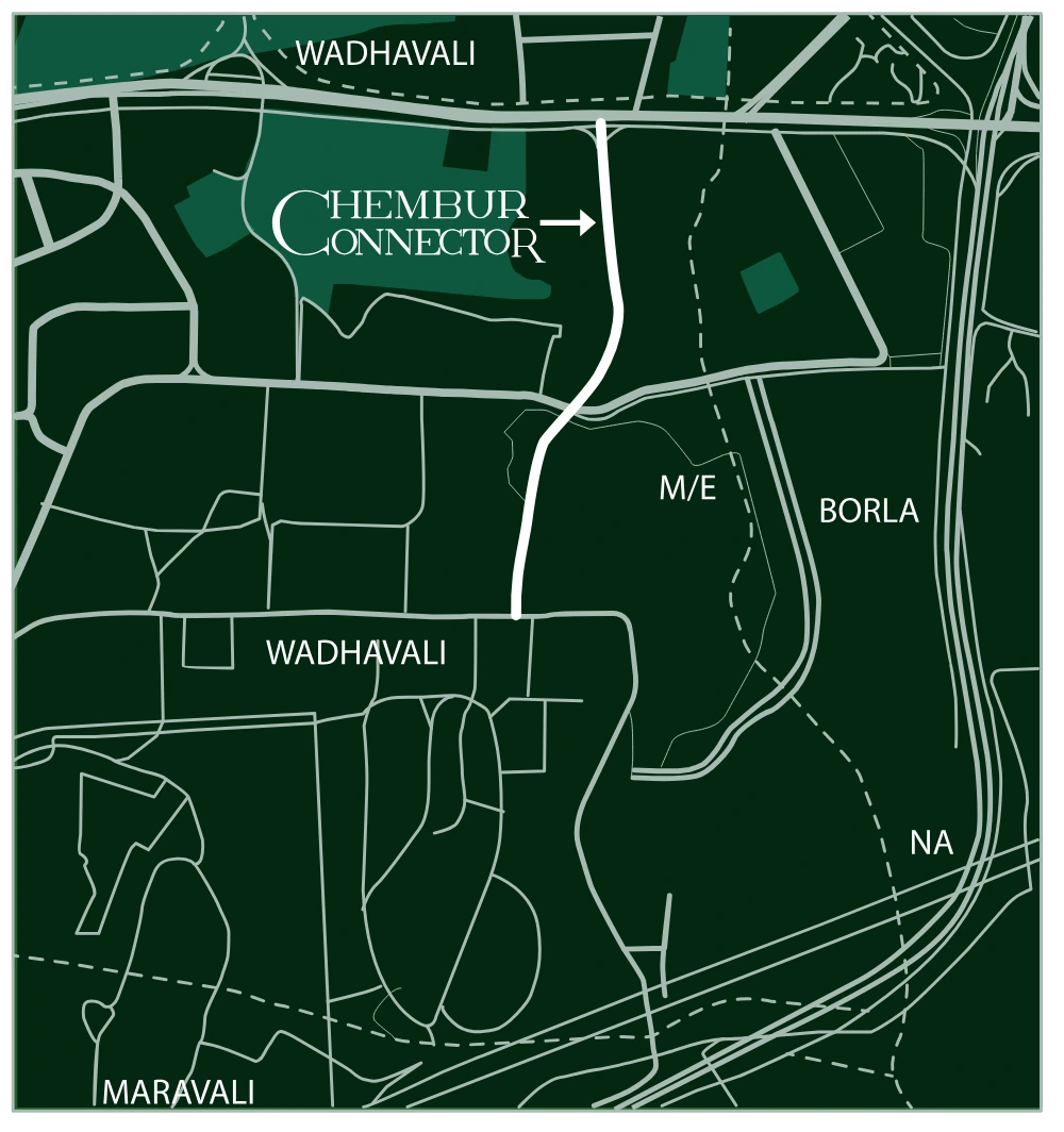 DP Remarks Plan 2034 showing the Chembur Connector